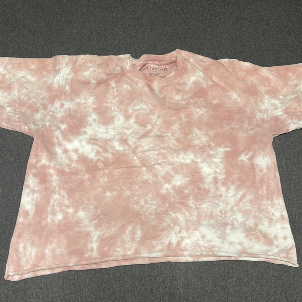 Pink tie dye shirt